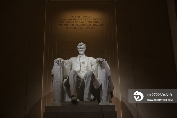 Lincoln Memorial in the National Mall, Washington DC.