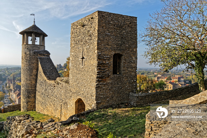 Remparts of Cremieu. The city has a long and important medieval history with first historical references dating back to the 12th century.