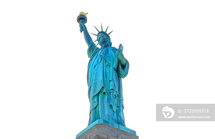 The Statue of Liberty, American symbol, New York, USA.