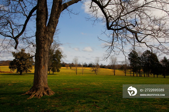 Views at Andrew Jackson’s Hermitage outside of Nashville, Tennessee