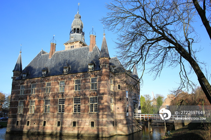 The historic Castle Wijchen in Gelderland, The Netherlands