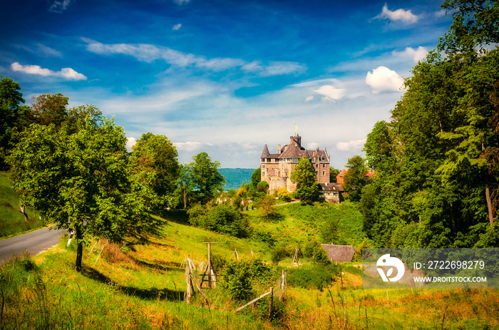 Schloss Berlepsch in Nordhessen bei Witzenhausen