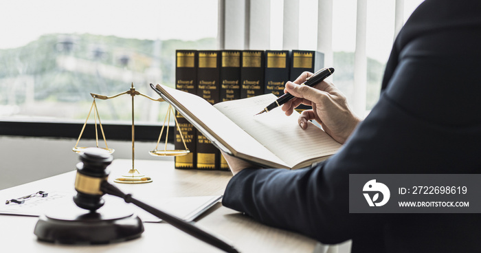 A lawyer man is seeking information on a fraud case to bring to court in a lawsuit from which a client has filed a lawsuit against an employee at a company that commits fraud. Fraud litigation concept