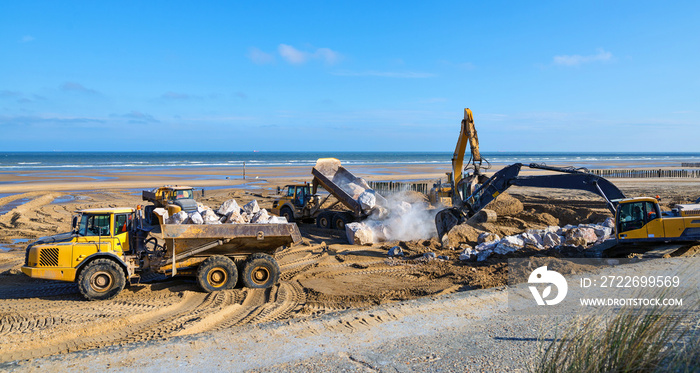 travail en équipe sur un chantier