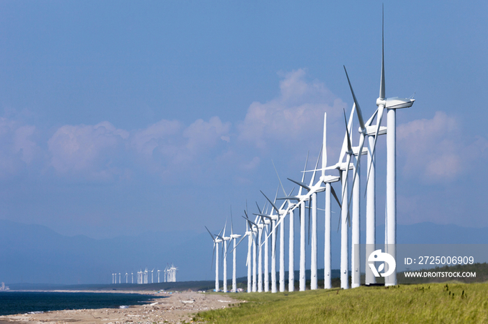 Noshiro Wind Power Station, Noshiro, Akita Prefecture, Japan