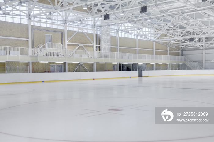 Ice Rink in Moscow, Russia