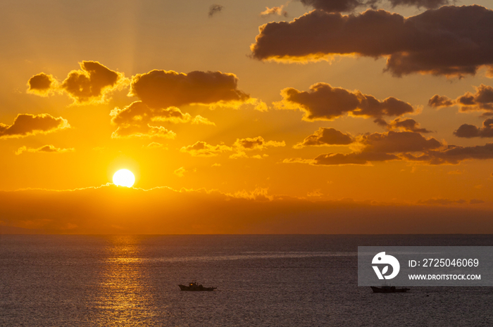 Sunset View of Katsurahama, Kochi, Kochi Prefecture, Japan