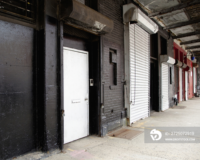 Row of Loading Bay Doors