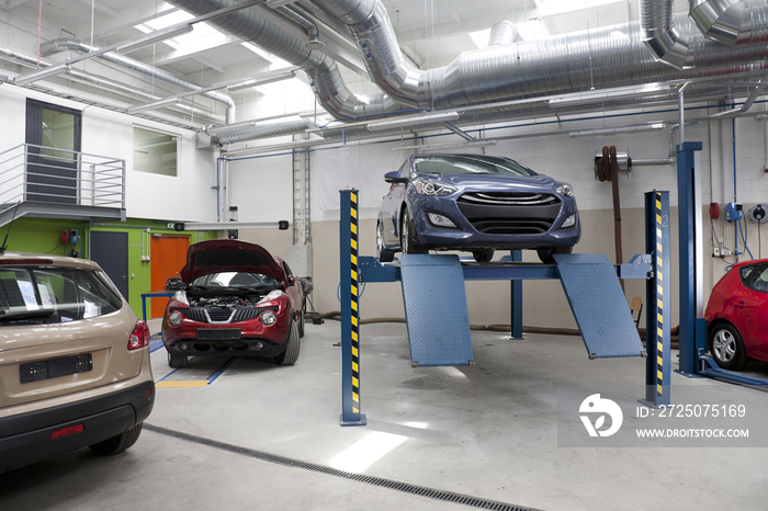 Mechanical and practical education facility car workshop