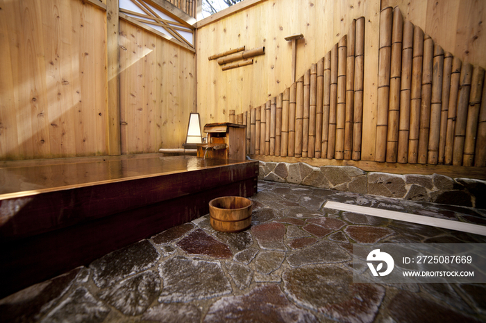 Traditional bathroom in Japan