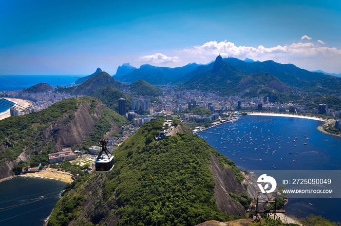 Ropeway in Rio de Janeiro, Brazil