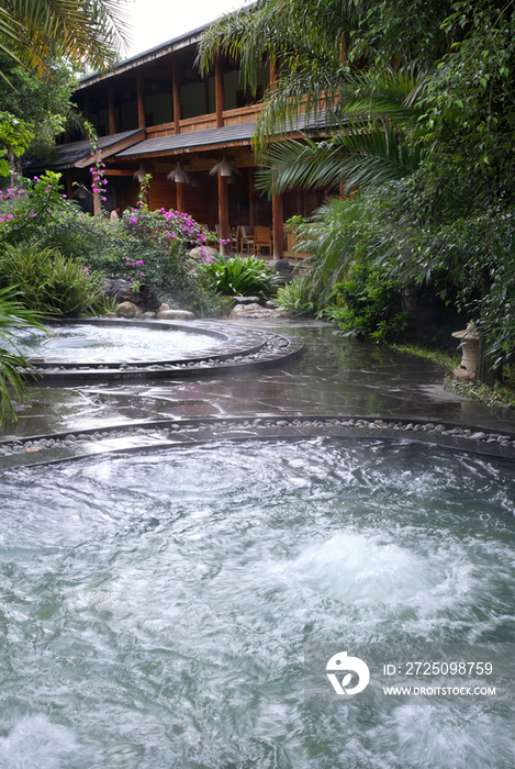 Hot Spring Pool at the Brilliant Resort, Spa in Kunming, Yunnan Province, China