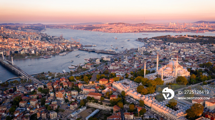 aerial view of the istanbul