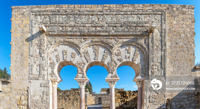 Ruins of Medina Azahara in Cordoba, Spain