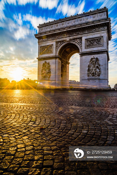 The Arc de Triomphe de lÉtoile ( Triumphal Arch of the Star ) is one of the most famous monuments i