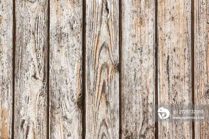 Grunge wood texture. Raw brown wooden wall background. Rustic tree desk with knots pattern. Countrys