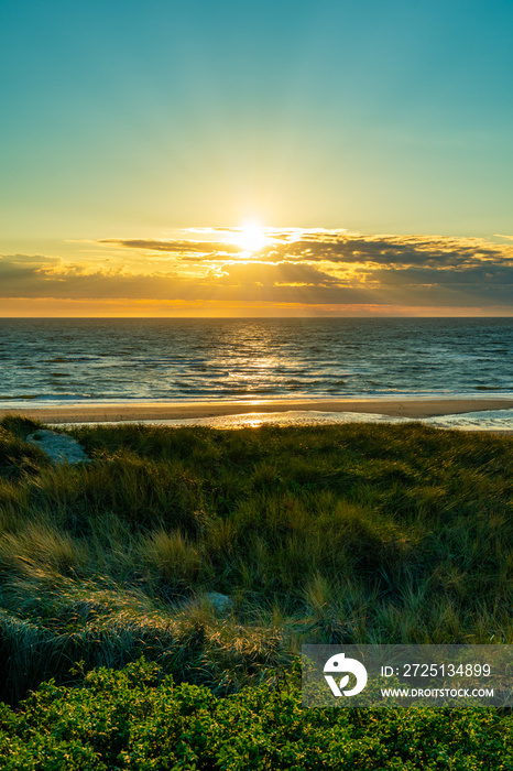 Nordsee, Meer, Strand, Sonnenuntergang, Sylt