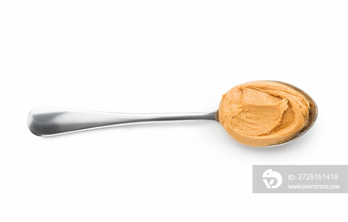 spoon of peanut butter