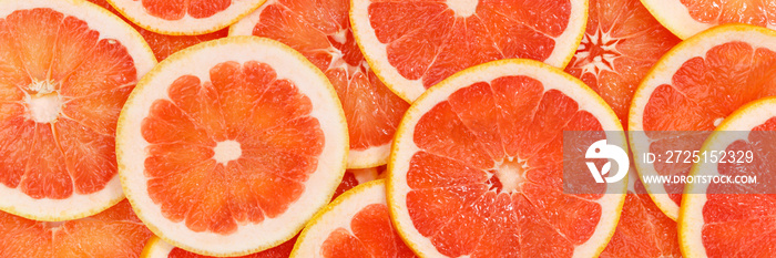 Grapefruits citrus fruits grapefruit banner collection food background fresh fruit