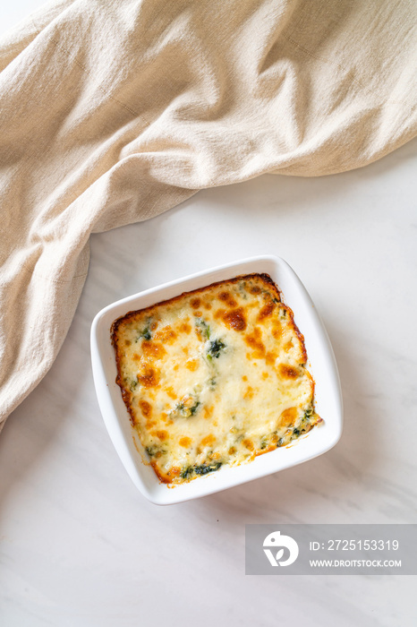 baked spinach and cheese