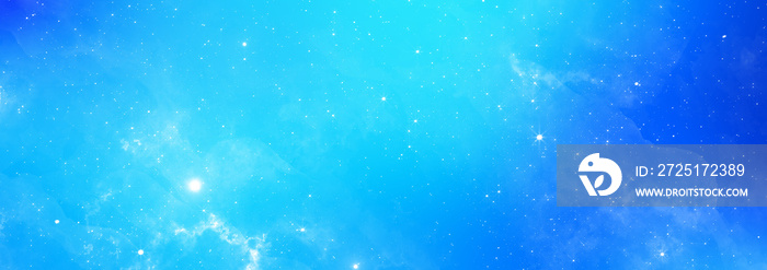 vibrant modern colors abstract nebula and stars banner background with copy space for text and produ