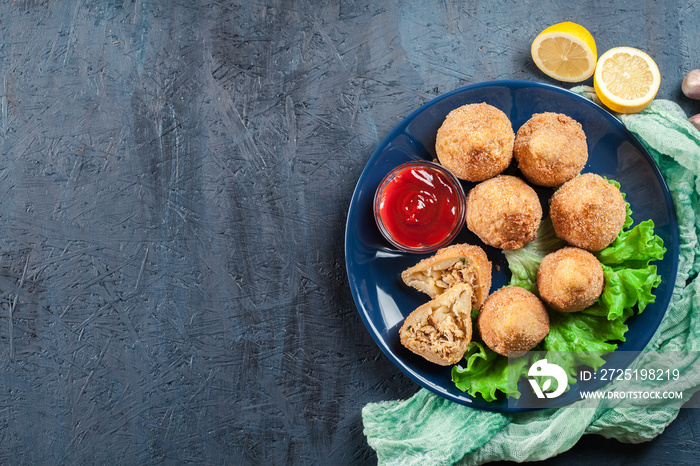 Coxinha.炸鸡丸子