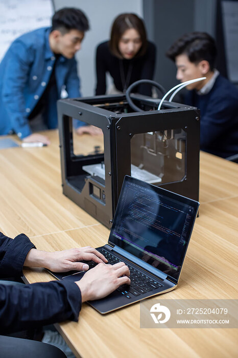 设计师团队研发3D打印机