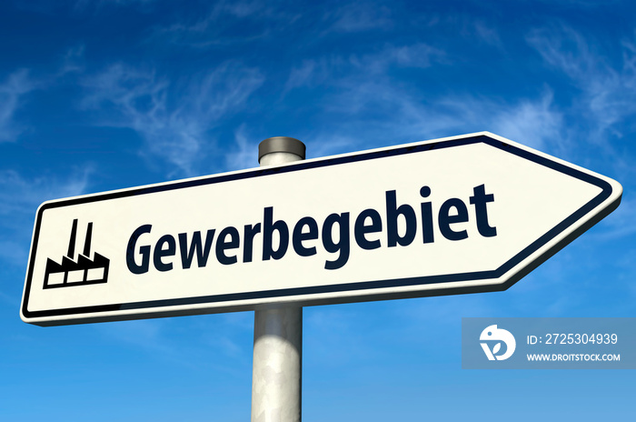 Wegweiser Gewerbegebiet