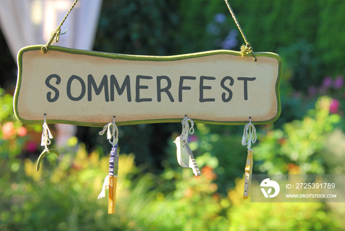 Sommerfest Konzept