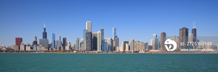 芝加哥天际线全景