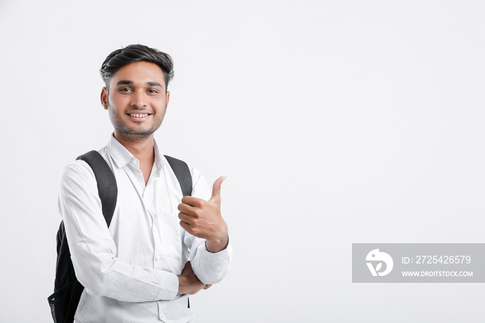 young indian college student , India