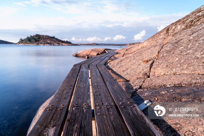 Półwyspep Osteroya w Sandefjord, widok na fjord