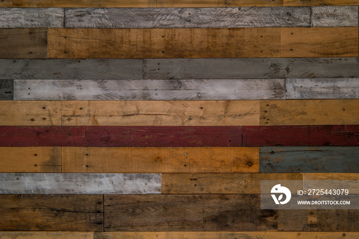 Pallet wood wall