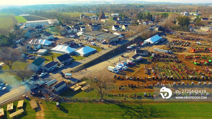 Amish Mud Sale by Drone