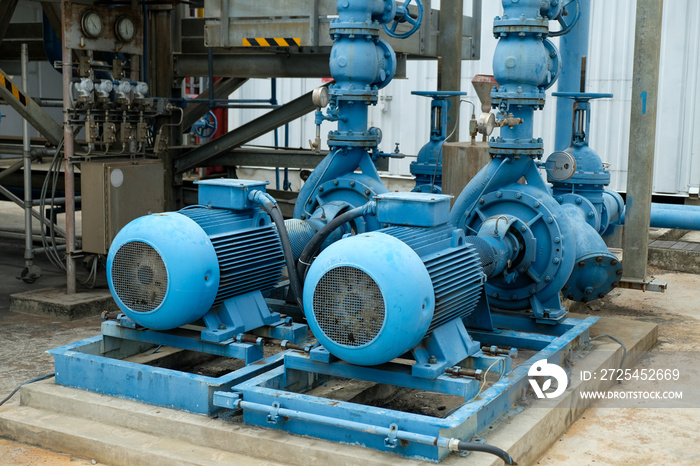 Blue color centrifugal pump