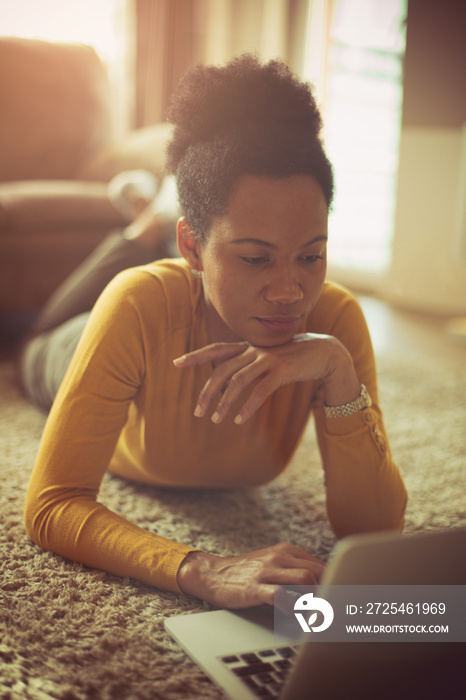 Seeking inspiration for her blog.