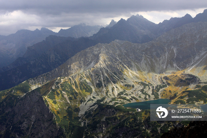 Autumn in the High Tatra Mountains, Valley of Five Polish Lakes, Poland