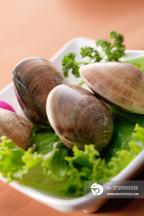 Clams on a Plate