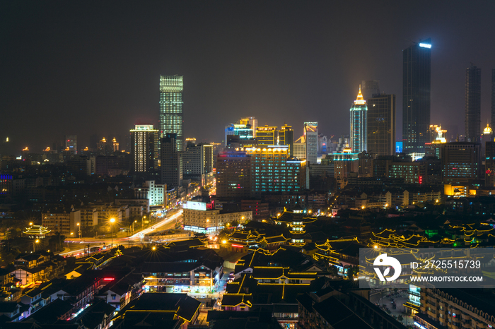 江苏省无锡古镇夜景