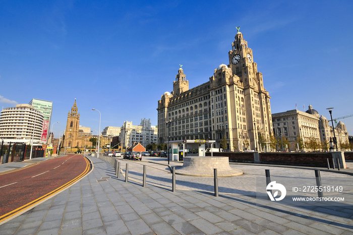 Royal Liver Building, Liverpool, England, UK