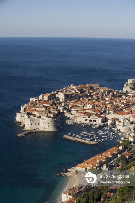 Croatia, Dubrovnik, aerial view