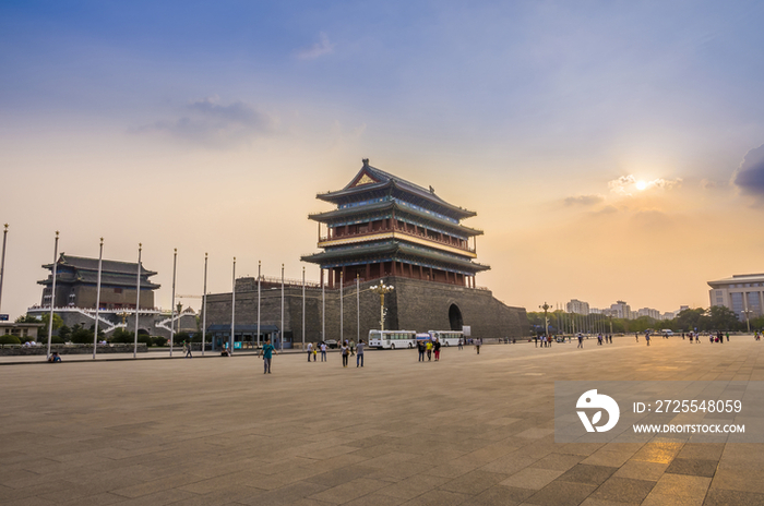 Zhengyangmen Gatehouse,Beijing,China