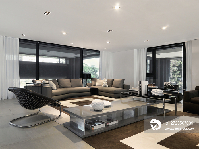 Interior of modern living room