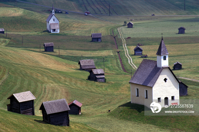 Austria, Osttirol. Countryside along the road from Sillian to Maria Luggau