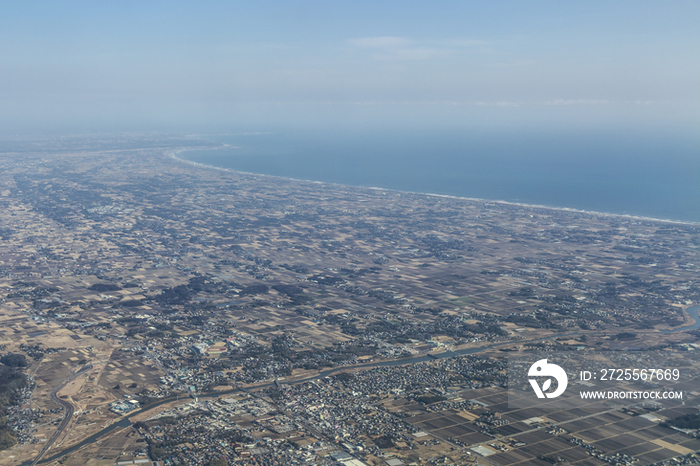 Aerial view of Chiba Prefecture,Japan