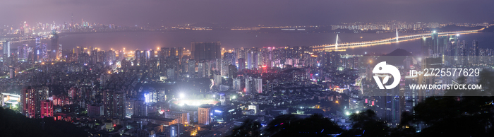 广东省深圳湾全景