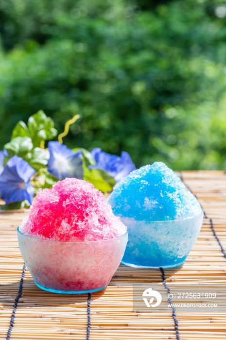 かき氷　カキ氷　夏の風物詩