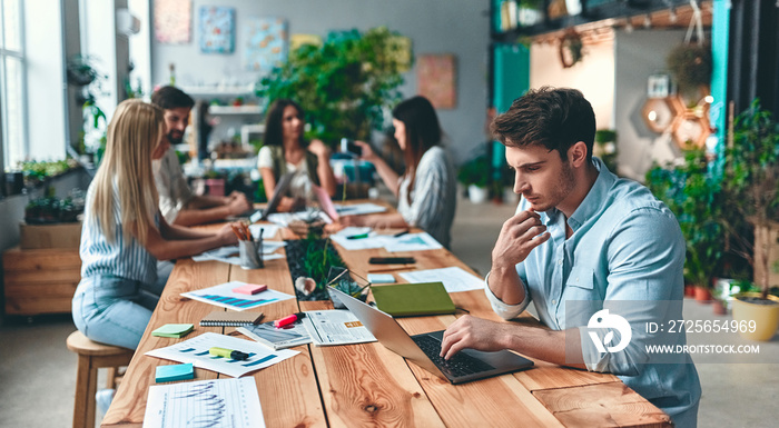 Business people working