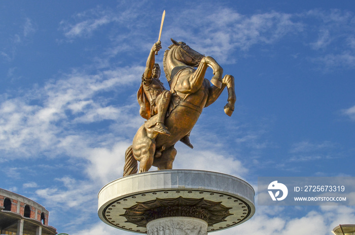 Alexander the Great Monument, Skopje, Macedonia