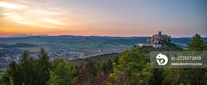 Spis castle, Slovakia Unesco World Heritage Site. The biggest castle in the central europe.